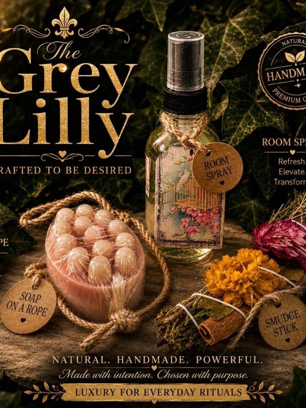 Pink Room Spray — Handcrafted Floral Mist